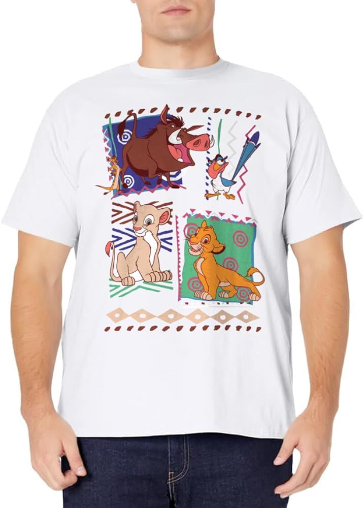 Disney Lion King Simba And Timon Graphic T-Shirt T-Shirt | Amazon (US)