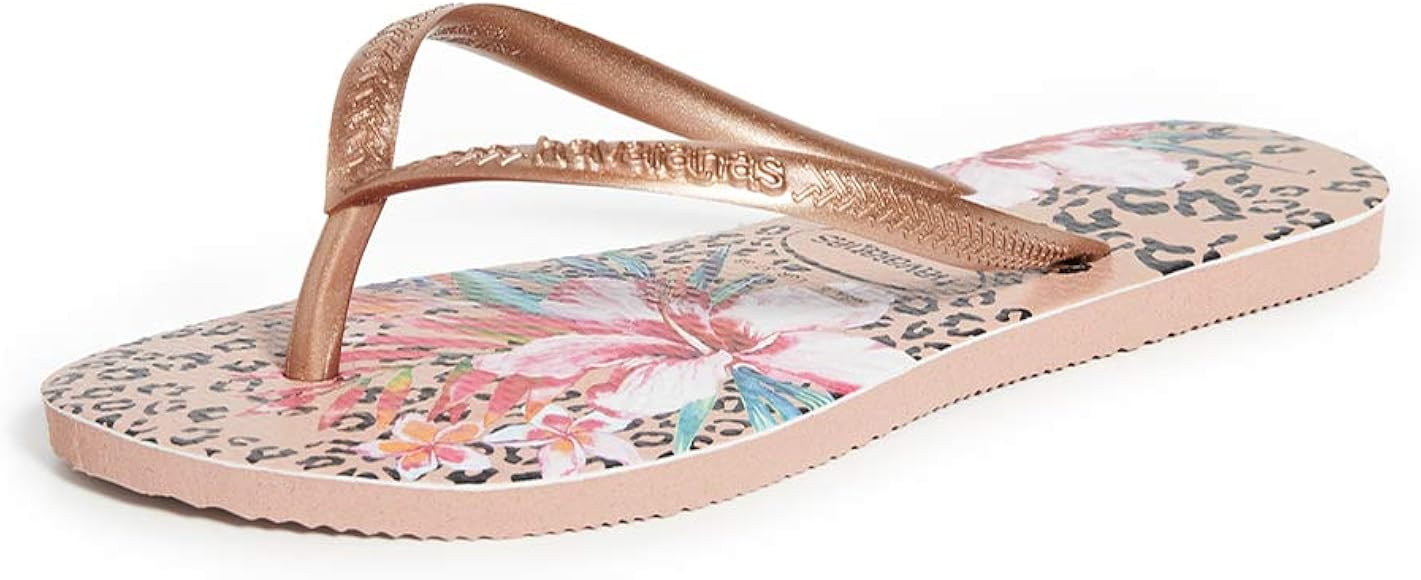 Havaianas Women's Slim Animal Floral Flip Flop Sandal | Amazon (US)