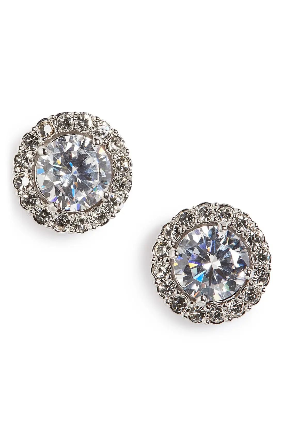 Round Cubic Zirconia Stud Earrings | Nordstrom