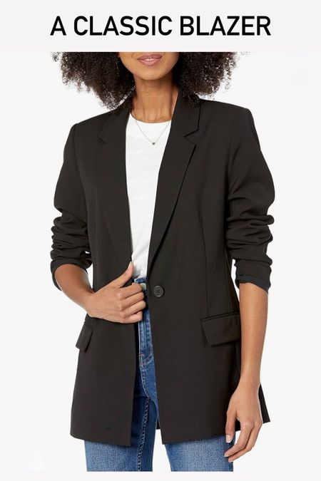 A classic blazer for work that can be transitioned to drinks/dinner after work. On sale for $32! I wear a size XXS. 

Blazer, workwear, spring outfit, The Stylizt 



#LTKsalealert #LTKworkwear #LTKfindsunder50