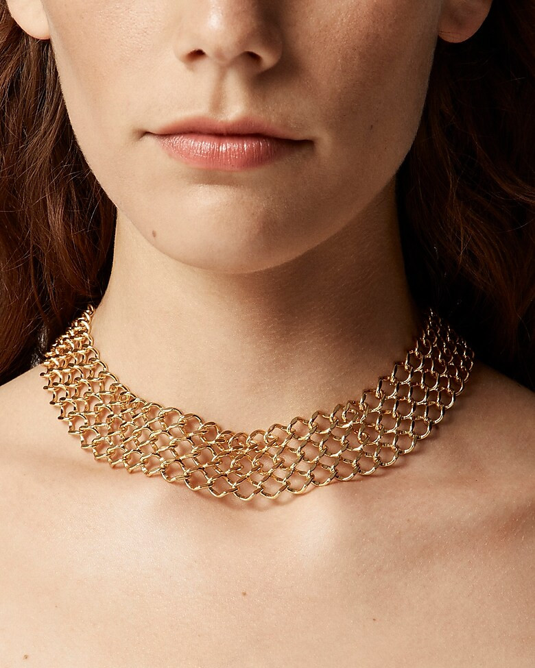 Wide chainlink necklace | J. Crew US