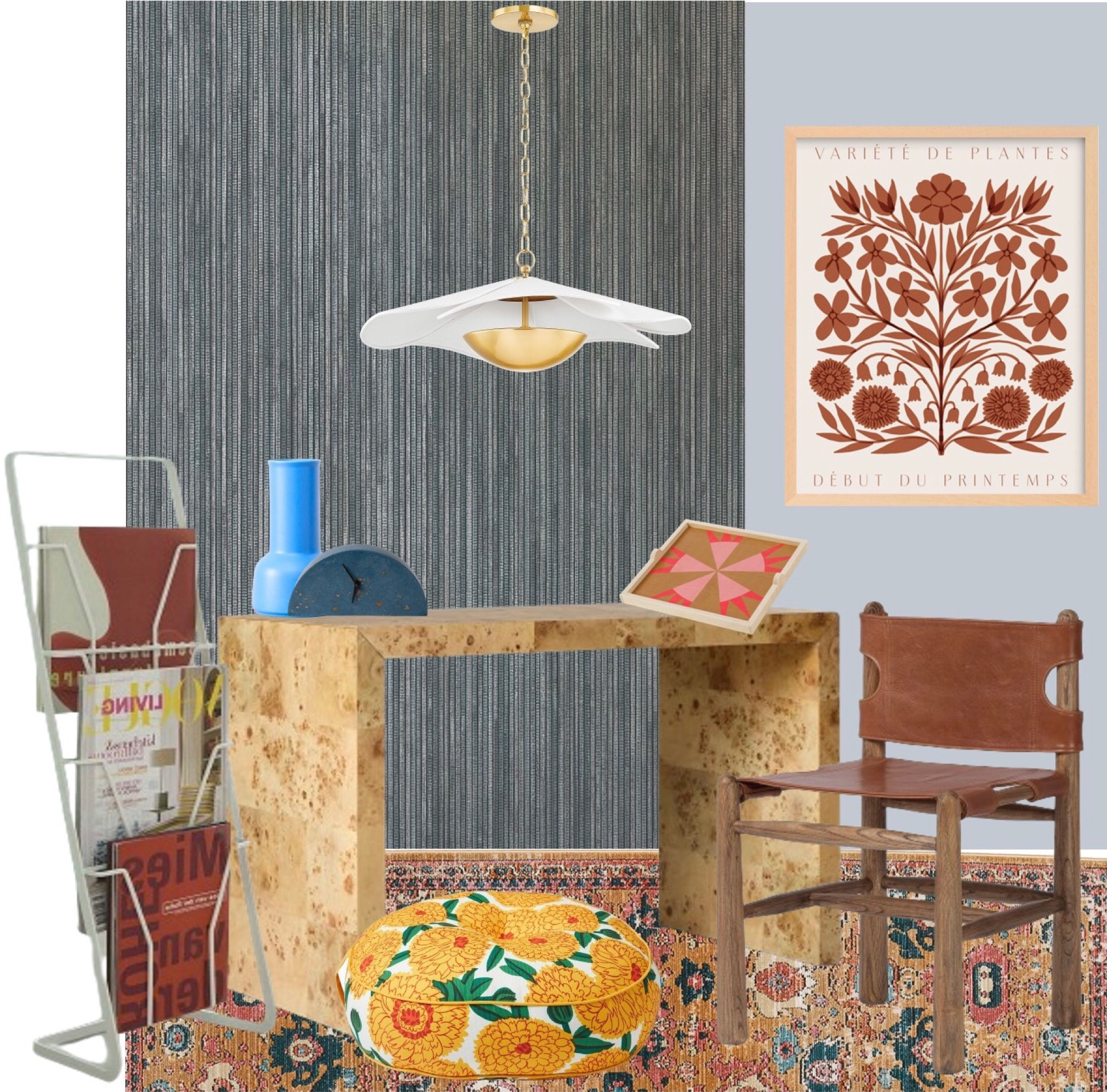 Eclectic Workspace | Pattern Mixing | West Elm

#LTKsalealert #LTKhome #LTKstyletip