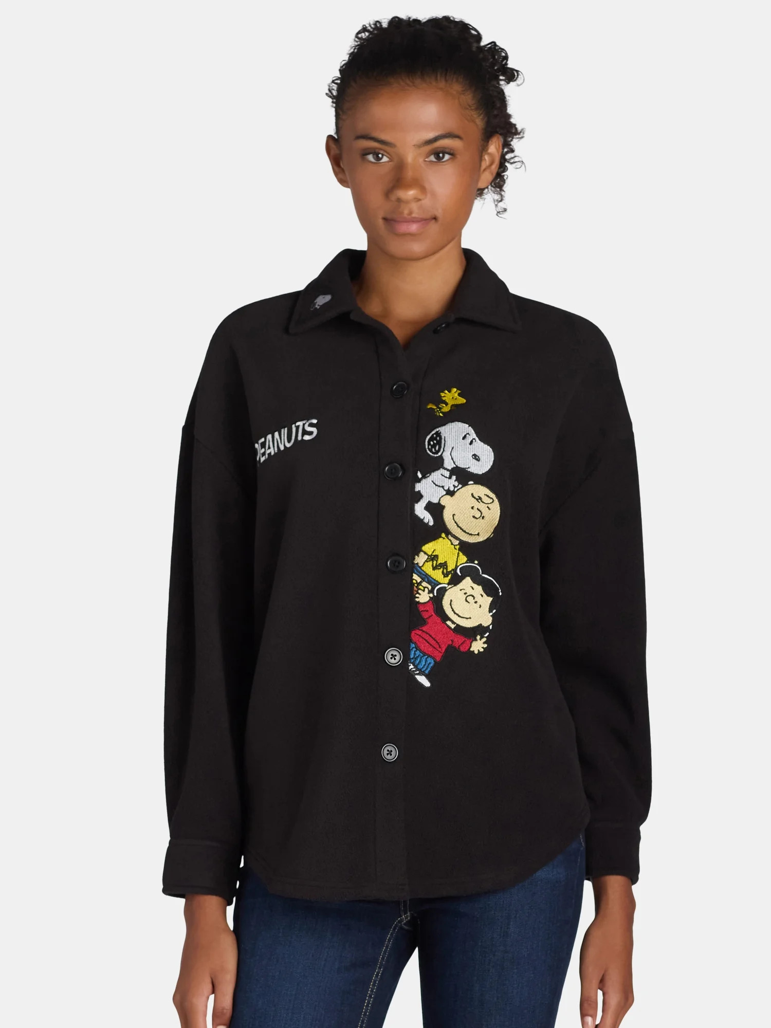 Peanuts Women's Shacket, Sizes XXS-XXL | Walmart (US)