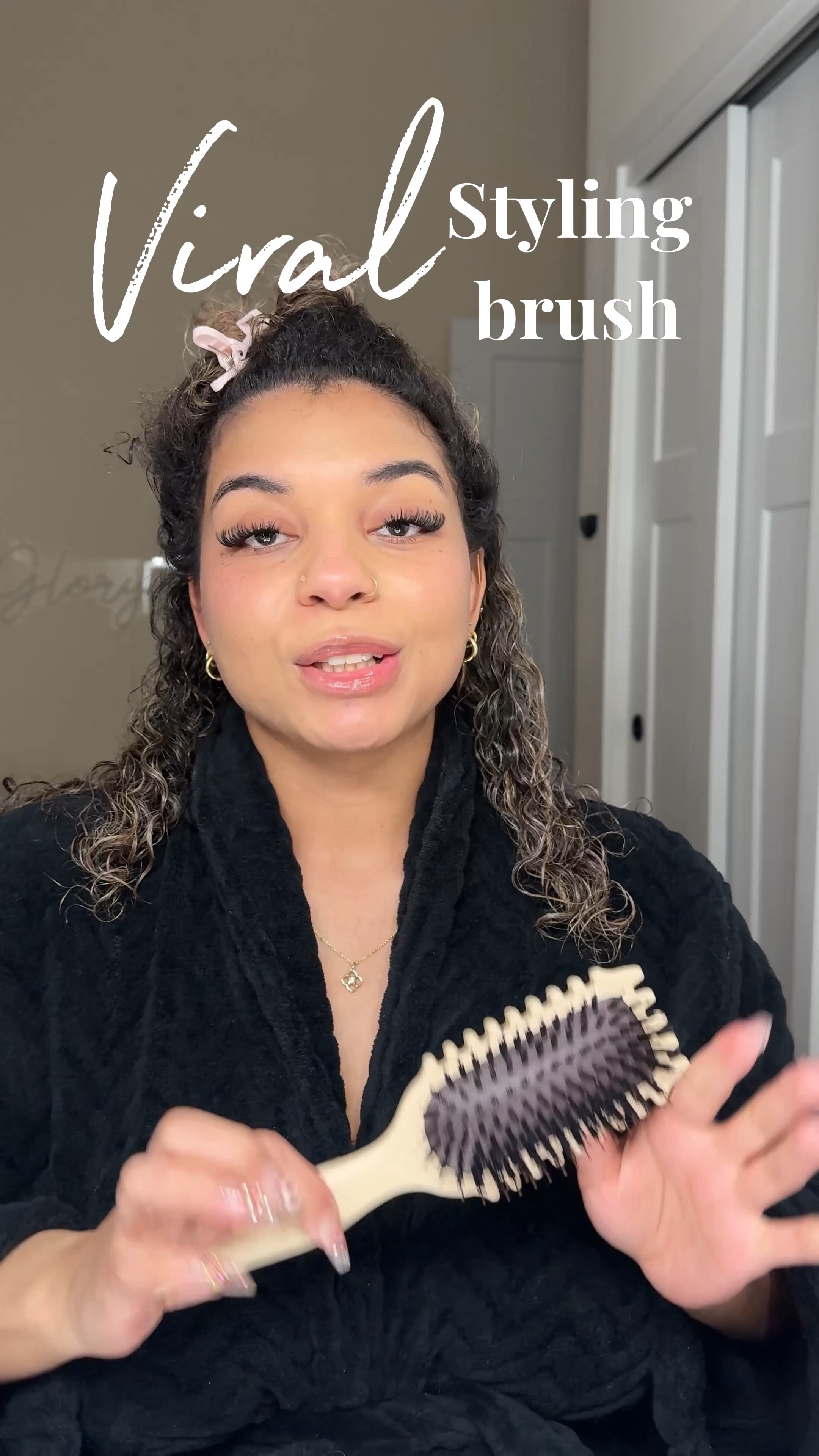 Bounce curl styling brush review! What do you think? 

#LTKStyleTip #LTKBeauty #LTKFindsUnder100