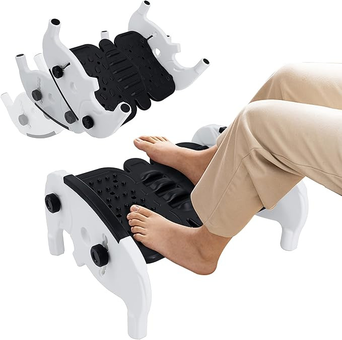 Vhelyom Under Desk Footrest| Elephant Footrest| Massage Surface with 7 Height Adjustable Foot Sto... | Amazon (US)