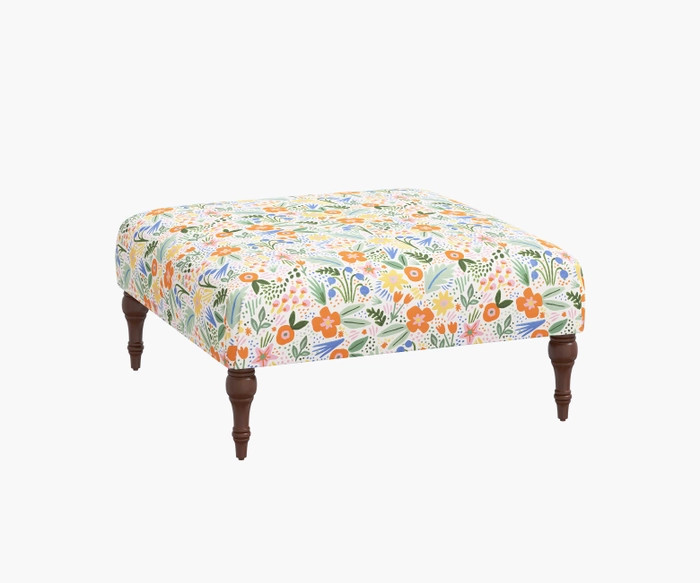 Mérida Greenwich Ottoman | Rifle Paper Co.