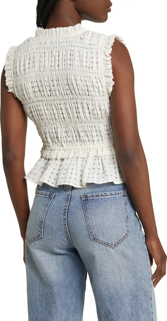 Martine Smocked Ruffle Crop Top | Nordstrom Rack