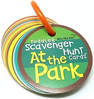 MOLLYBEE KIDS Outdoor Toddler Scavenger Hunt Cards at The Park, Gifts for Ages 2+ | Amazon (US)