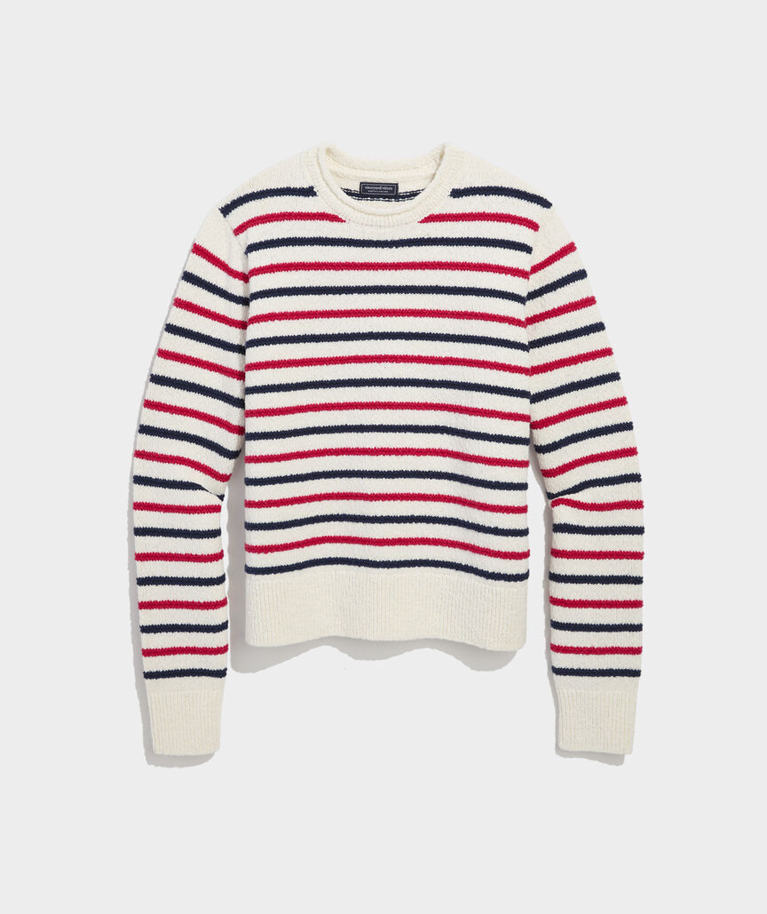 Cotton Stripe Crewneck Sweater | vineyard vines