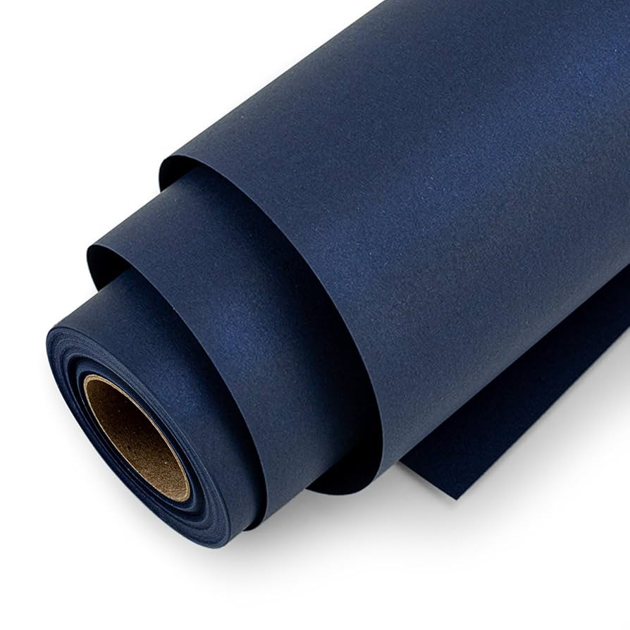 Homeral Navy Blue Kraft Wrapping Paper Roll - Recyclable Paper for Birthday of Man, Fathers Day, ... | Amazon (US)