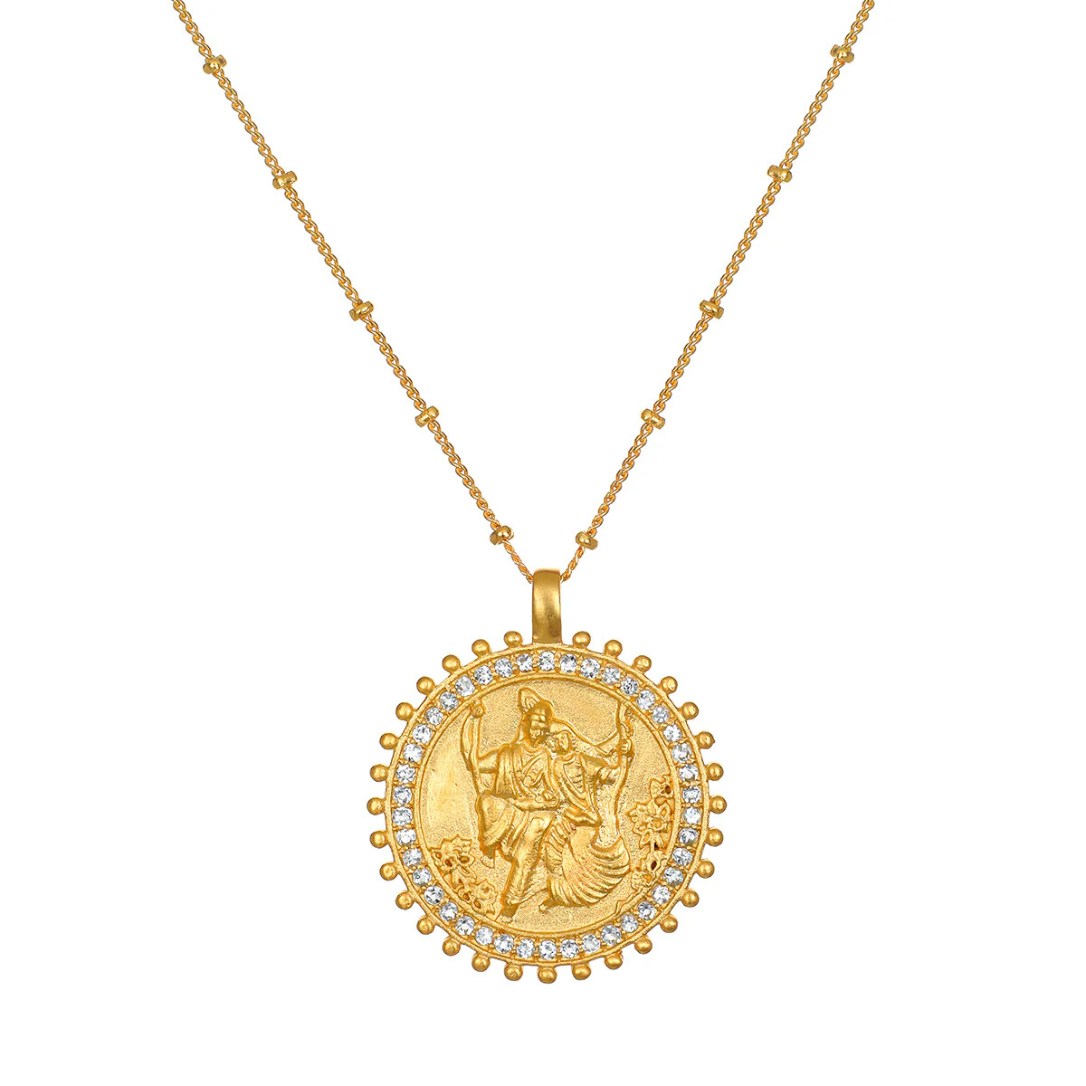 Rahda & Krishna Hindu Deities, Love Necklace | Satya Jewelry