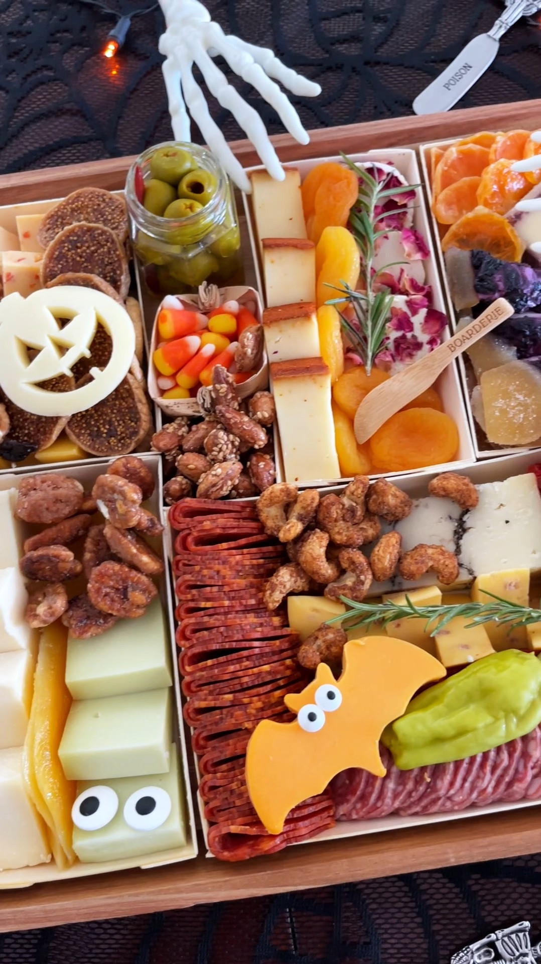 The perfect Halloween char-BOO-terie board from @Boarderie! 
 A hauntingly delicious arrangement for gifting and hosting!

- 100% stress-free, no cutting or prepping required, serve in minutes 

- Made fresh daily by Boarderie’s expert culinary team and includes hand-selected artisan cheeses, meats, dried fruits, nuts, chocolates, olives and spreads.

@Boarderie #Boarderie #Halloweencharcuterieboard #BoarderiePartner #Halloween #halloweendecor #cheeseboard #charcuterieboard

#LTKHalloween