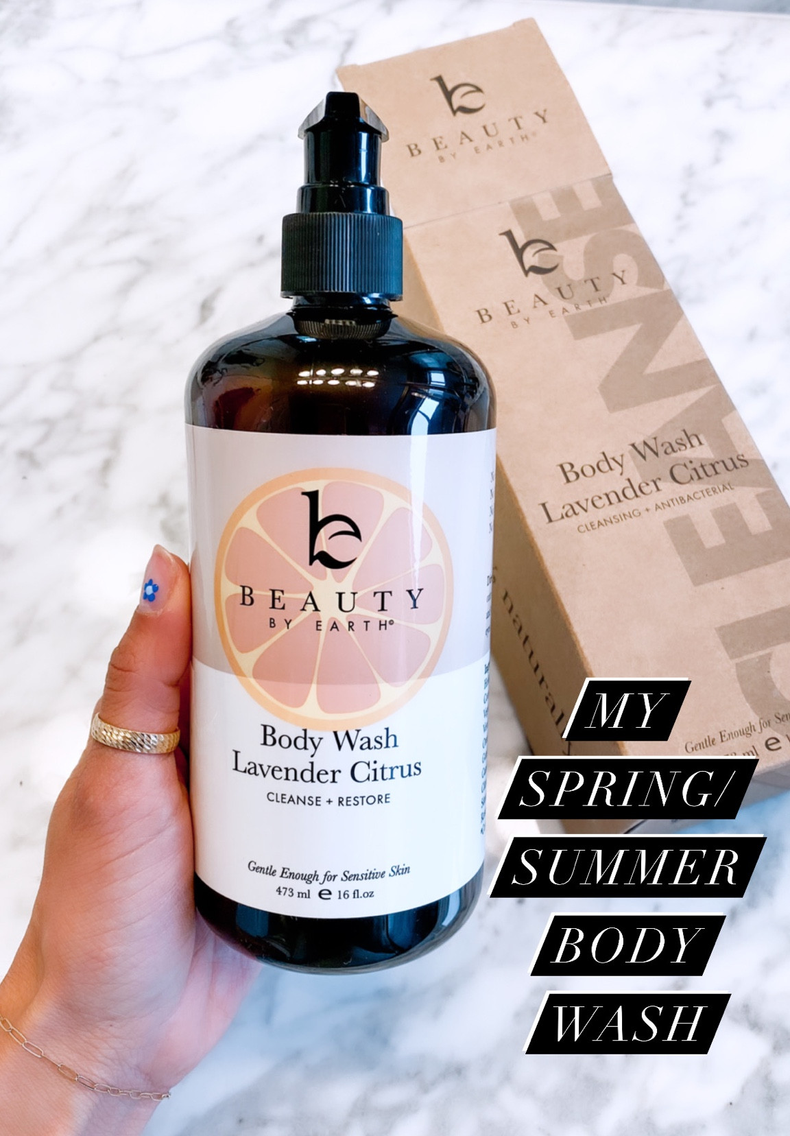 The body wash I use for spring/summer | lavender citrus scent | beauty by earth | for sensitive skin 

#LTKhome