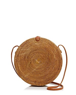 Street Level Circle Straw Crossbody | Bloomingdale's (US)