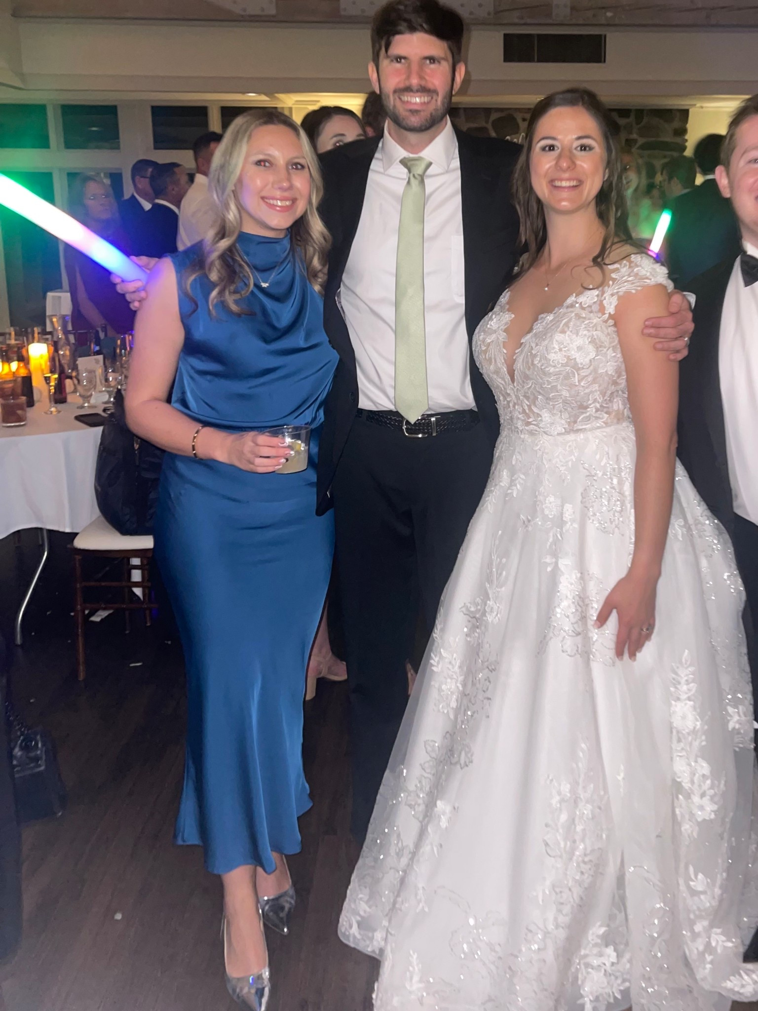 This blue satin maxi dress was comfy and made for a great wedding guest dress. Wearing a size small

#LTKFindsUnder50 #LTKWedding #LTKParties