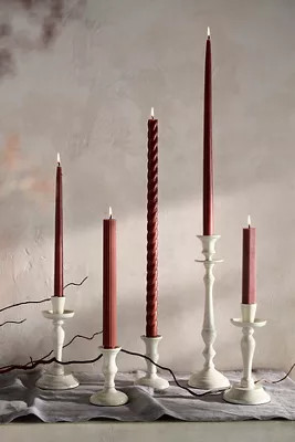 Mixed Taper Candles, Set of 10 Clay | Anthropologie (US)
