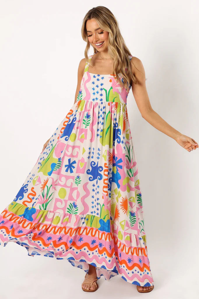 Greer Maxi Dress - Mercedes Print | Petal & Pup (US)