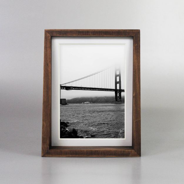 6" x 8" Matted to 5" x 7" Frame Tabletop Stained Walnut - Project 62™ | Target