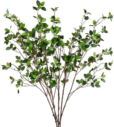 6pcs Faux Stems Artificial Branches for Vase Artificial Stems Artificial Greenery Stems Faux Gree... | Amazon (US)