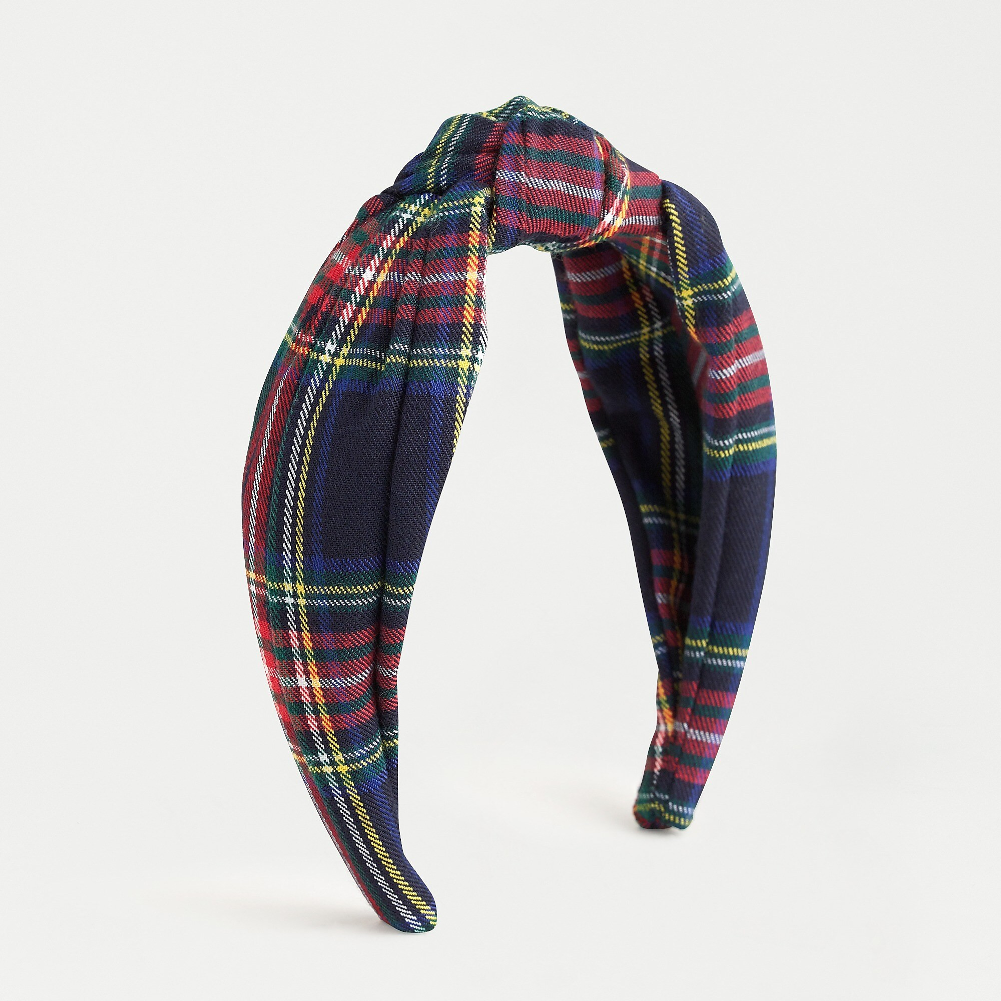 Turban knot headband in Stewart tartan | J. Crew US