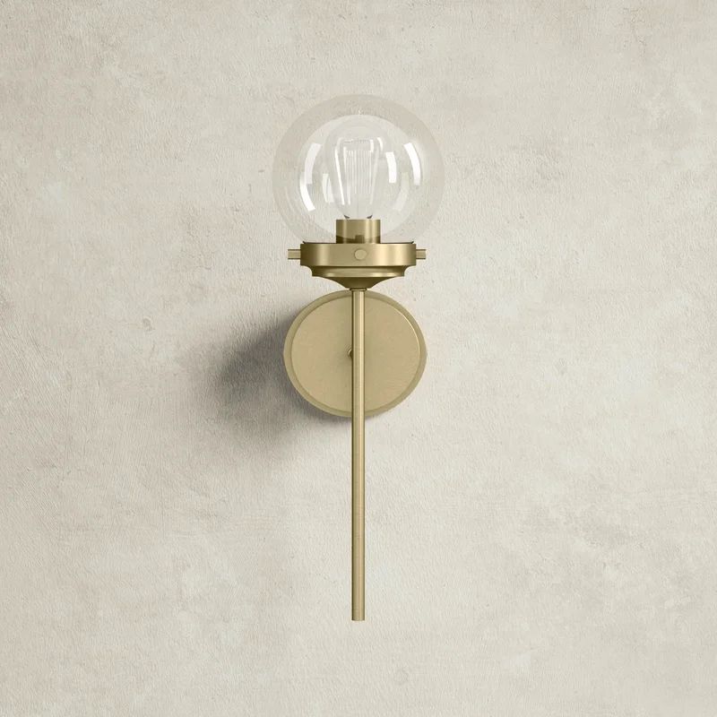 Aiden 1 - Light Dimmable Armed Sconce | Wayfair North America