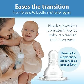 Dr. Brown's Natural Flow Anti-Colic Options+ Narrow Baby Bottle, 8 oz/250 mL, with Level 1 Slow F... | Amazon (US)