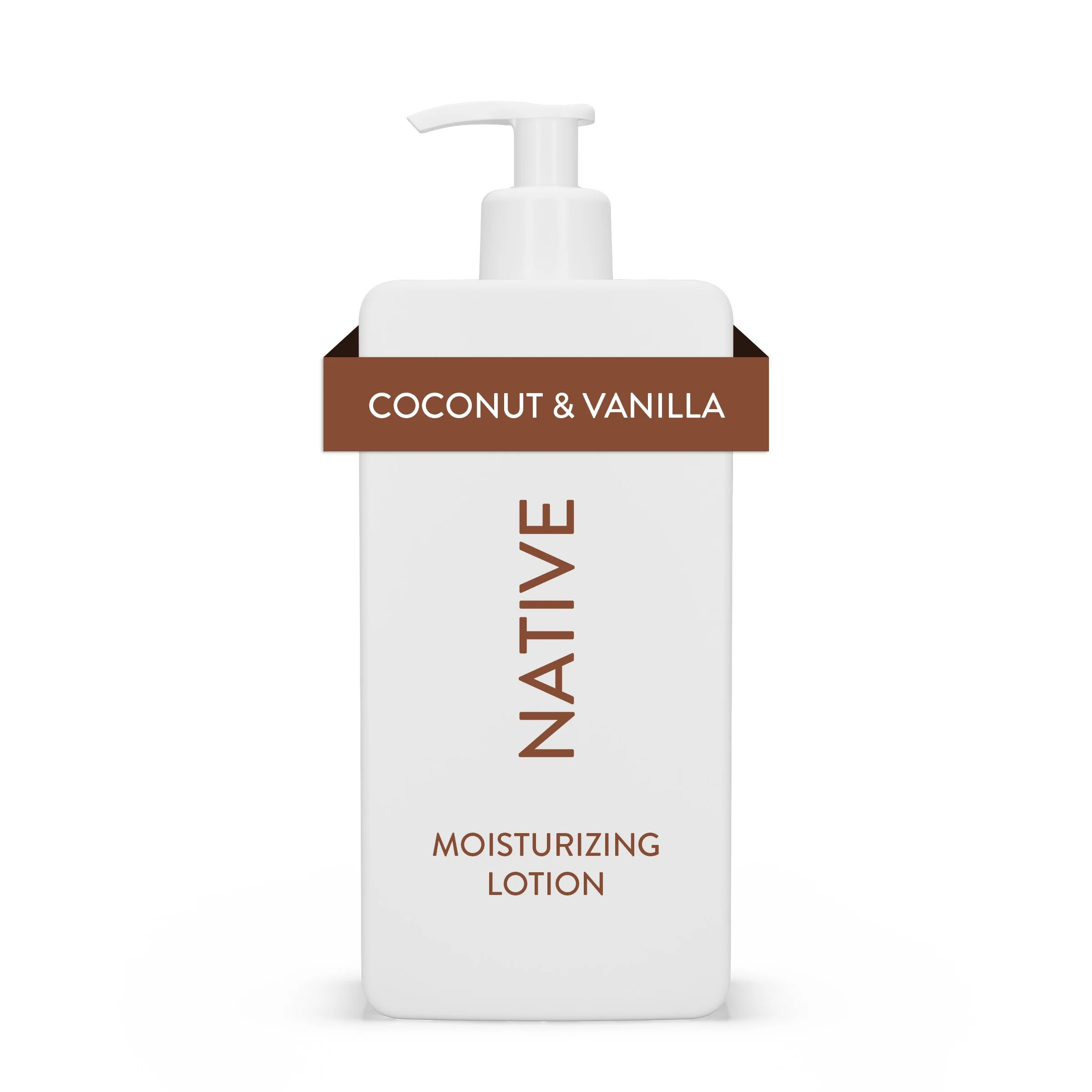 Native Lotion, Moisturizing, Paraben Free, Coconut & Vanilla, for Women and Men, 16.5 fl oz | Walmart (US)