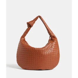 Tan Weave Knot Bag | Sussan