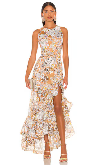 Sicilia Ruffle Dress in Multi | Revolve Clothing (Global)