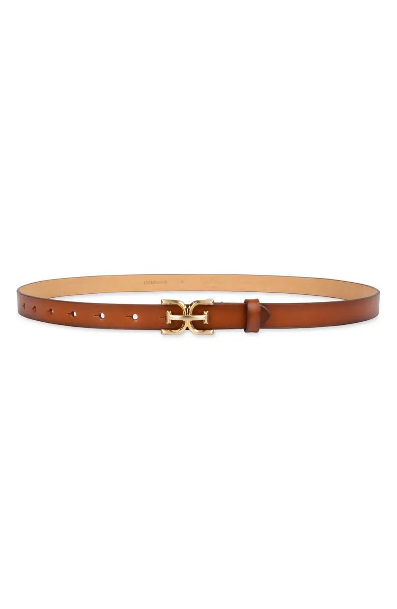 Sam Edelman Double E Logo Slim Leather Belt | Nordstrom | Nordstrom