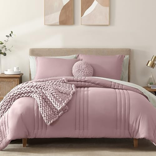 King Size Comforter Set-7 Pieces Zephyr Soft Bed in a Bag King Bedding Sets | Amazon (US)