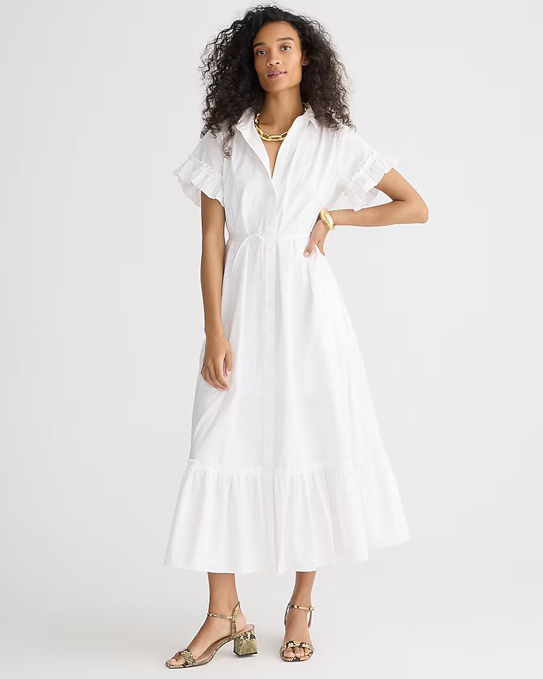 new5.0(1 REVIEWS)Amelia maxi shirtdress in cotton poplin$168.0030% off full price with code SHOP3... | J.Crew US