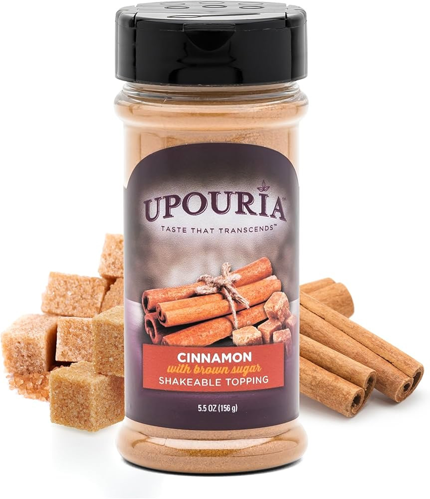 Upouria Cinnamon Brown Sugar Flavored Shakable Topping, Sweet Enhancer for Coffee & Hot Cocoa, 5.... | Amazon (US)