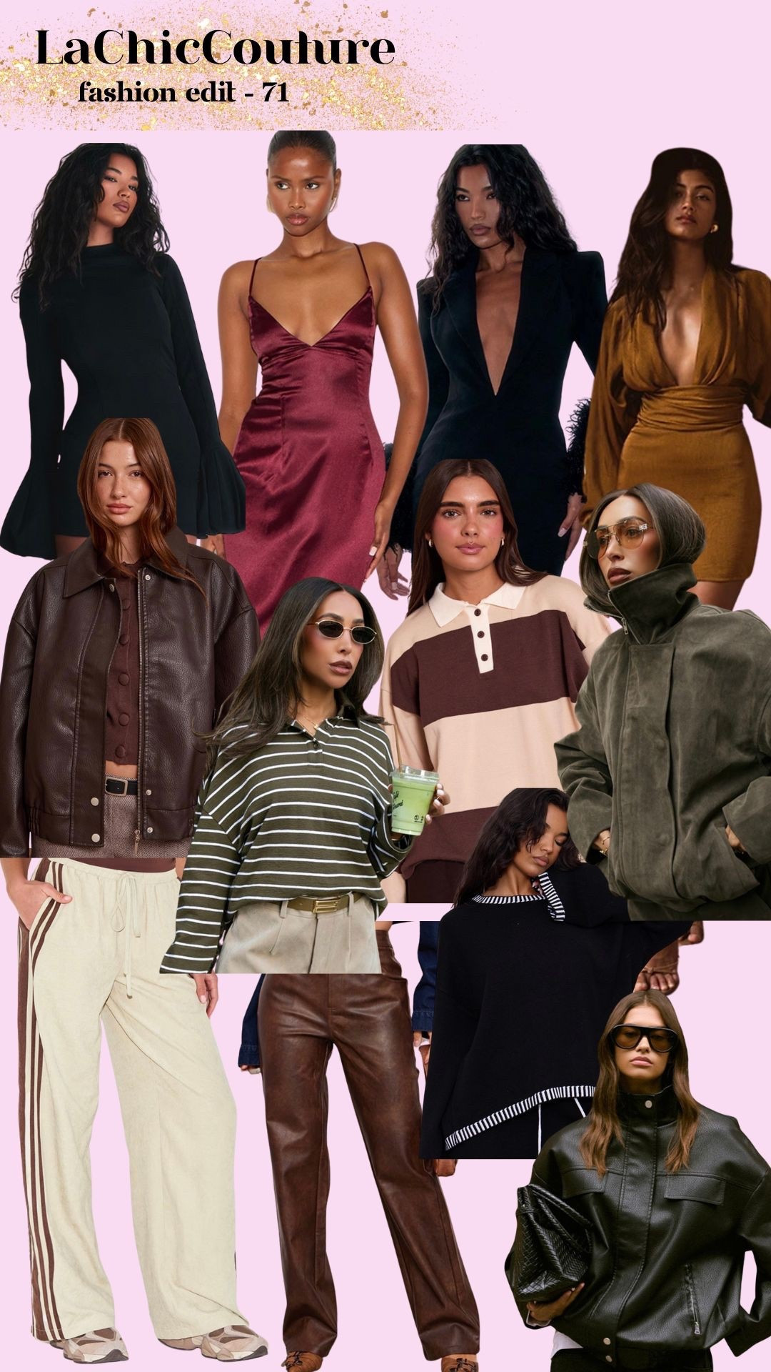 LaChicCouture Fashion Edit - 71 Fall Outfit. Holiday Outfit Inspo. Fashion trends. Fall Capsule Wardrobe #ootd #streetstyle #FashionTrends #Outfitinspo #falloutfits #falllooks #vogue #outfitideas #lachiccouture



















#LTKFindsUnder100 #LTKSeasonal #LTKStyleTip