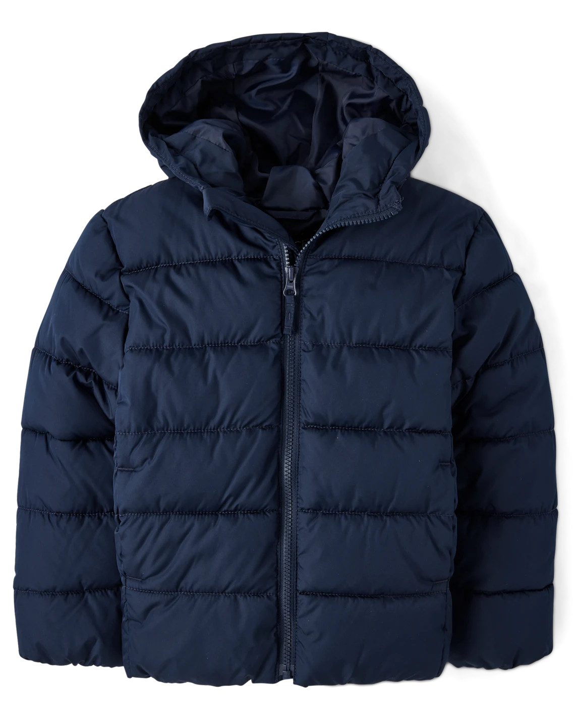 Boys Hooded Puffer Jacket - blue | The Children's Place