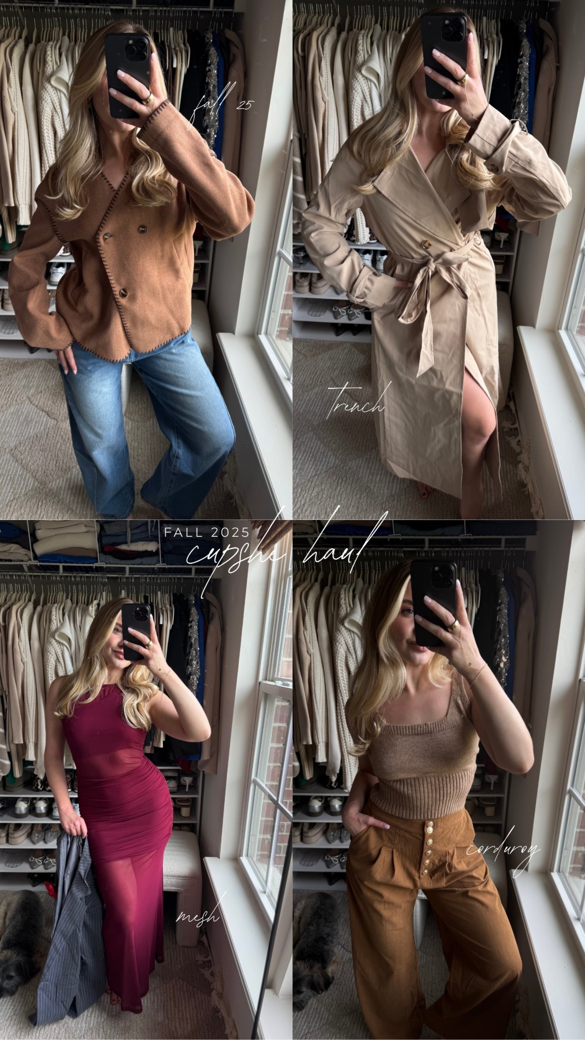 Cupshe Fall 2025 is that giiiiirl 🍂🤌🏼✨ from my haul on my Instagram story. The drop is just too girl. Can’t wait to style these more this season! “MaddyC” for 15% off $70+ or 20% off $109+ #cozyincupshe #cupshepartner 

#LTKSeasonal #LTKStyleTip #LTKFindsUnder100