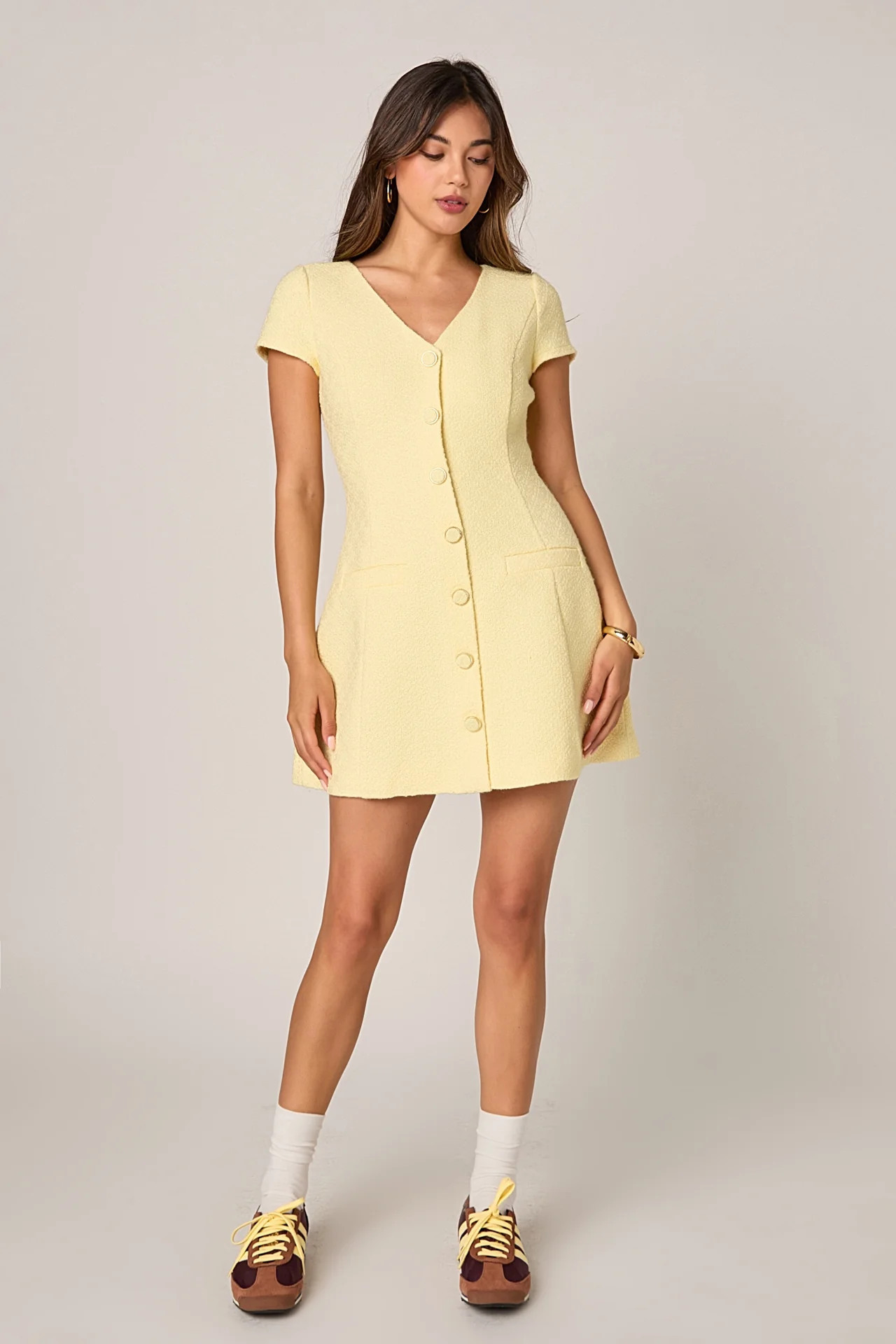 Tweed A Line Mini Dress | Endless Rose
