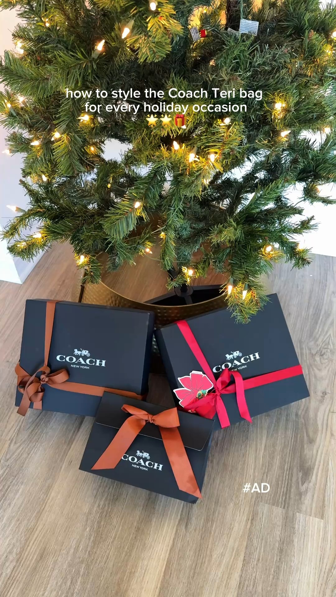 this bag goes with everything it’s perfect to style for the holiday season! #AD #CoachOutlet  #CoachPartner