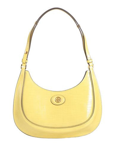 Tory Burch Woman Handbag Pastel yellow Size - Leather | YOOX (US)