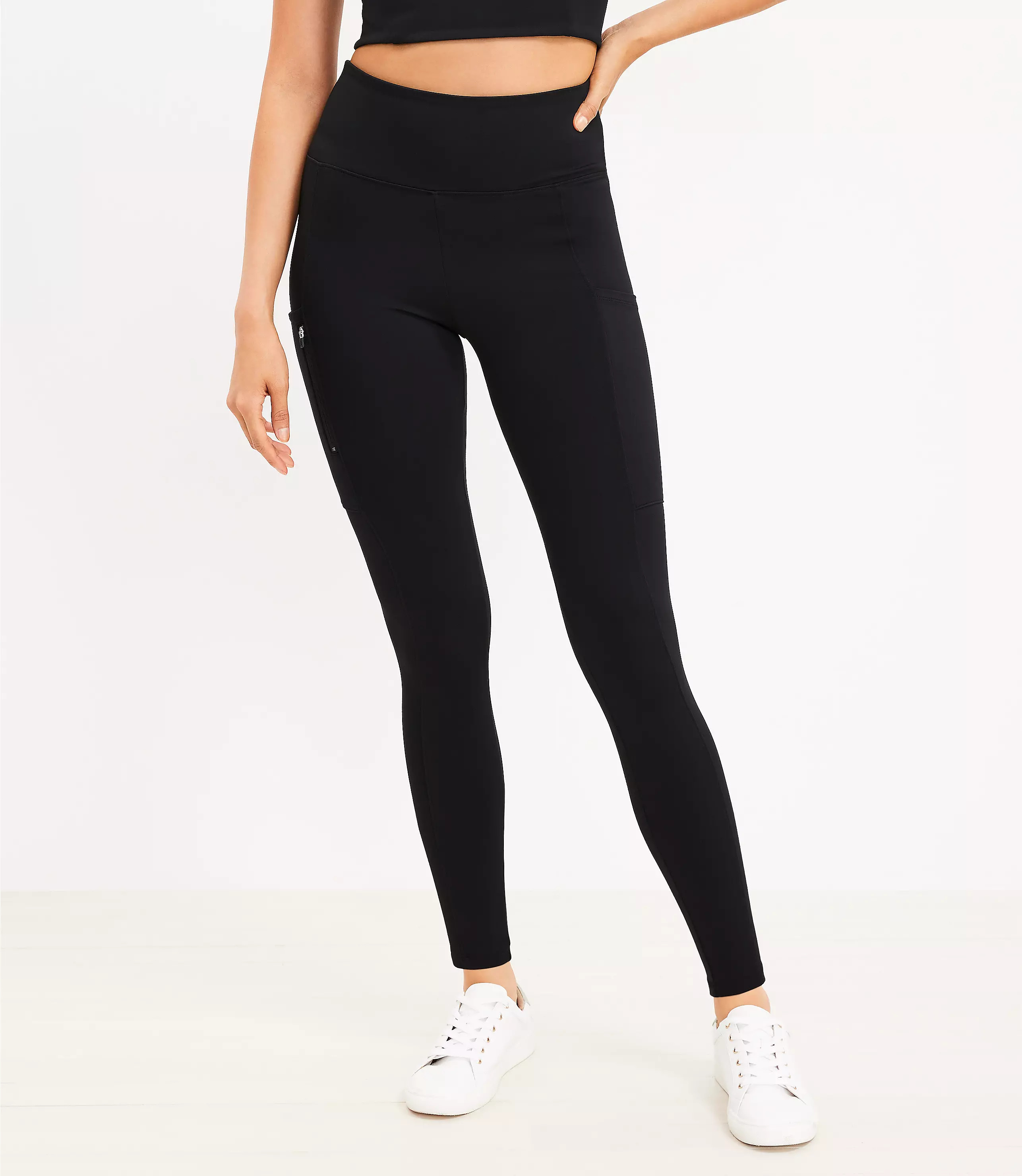 Lou & Grey Luvstretch Zip Side Pocket Leggings | LOFT