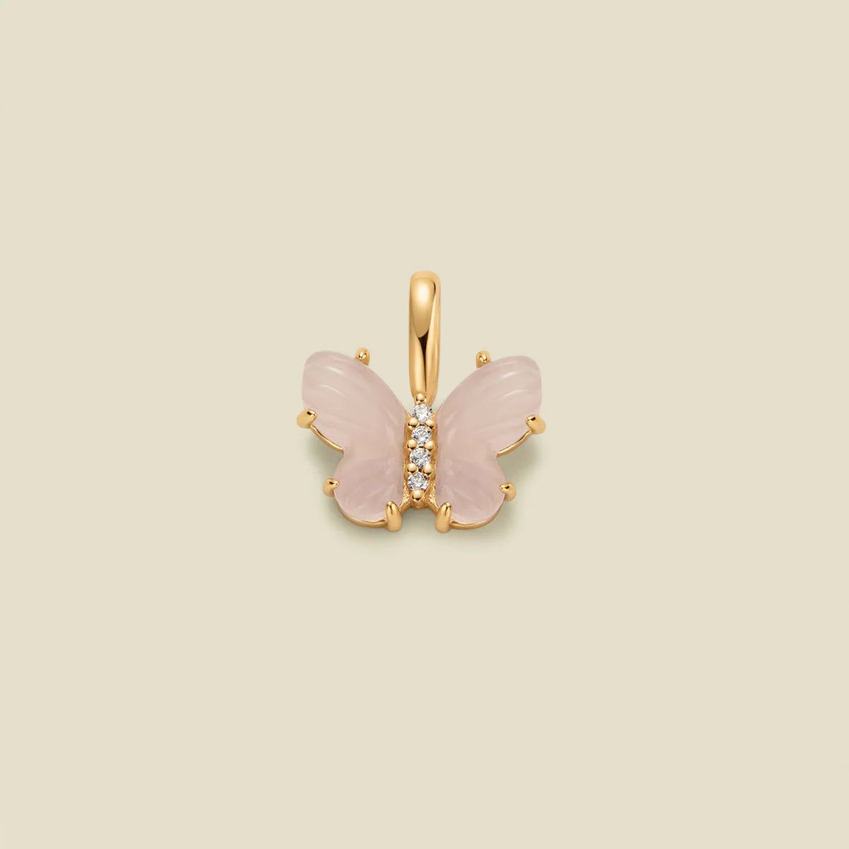 Butterfly Gemstone Charm | Made by Mary (US)