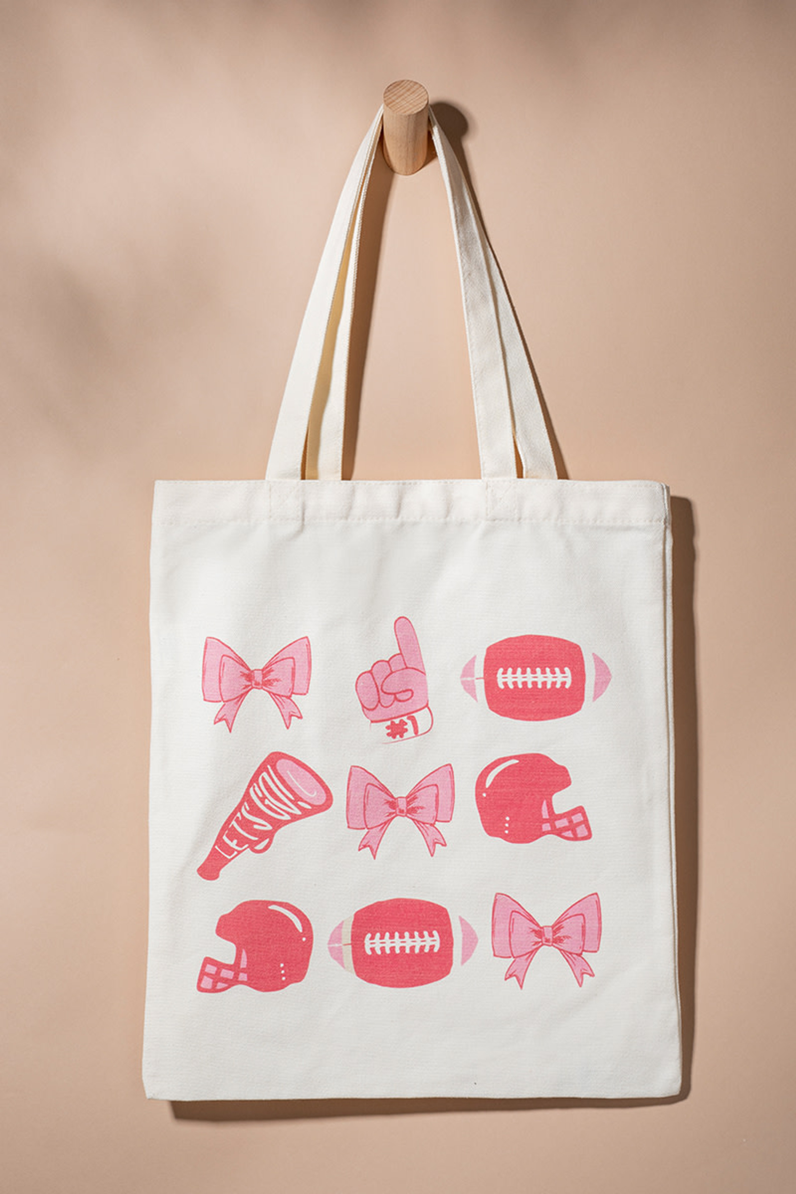 Football Icon Tote Bag | Francesca's