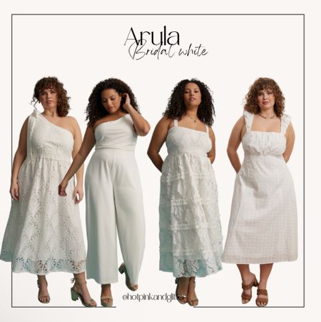 Arula plus size dresses in white perfect for our bridal era! 

#LTKPlusSize #LTKStyleTip