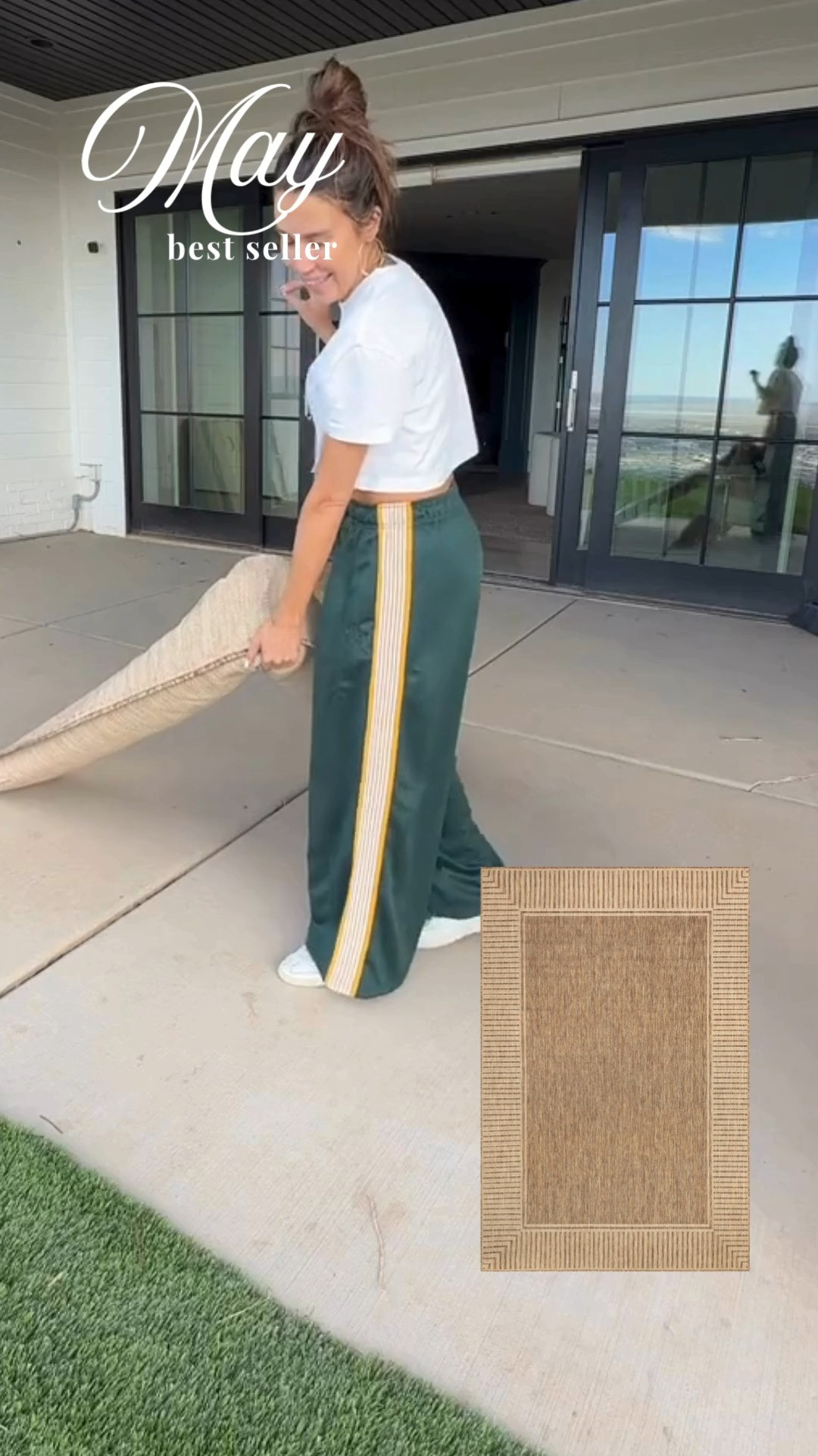 This rug was a best seller in May and if you were on the fence... it's under $90 right now! Such a great neutral for outdoors. 

 #LTKHome #LTKSaleAlert