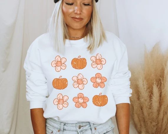 Retro Pumpkins Sweatshirt, Fall Sweatshirts, Autumn Sweatshirt, It's Fall Y'all, Hey There Pumpki... | Etsy (US)