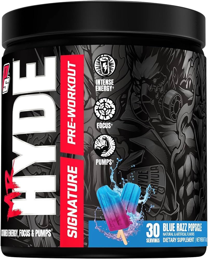 PROSUPPS Mr. Hyde Signature Pre Workout with Creatine, Beta Alanine, TeaCrine and Caffeine for Su... | Amazon (US)