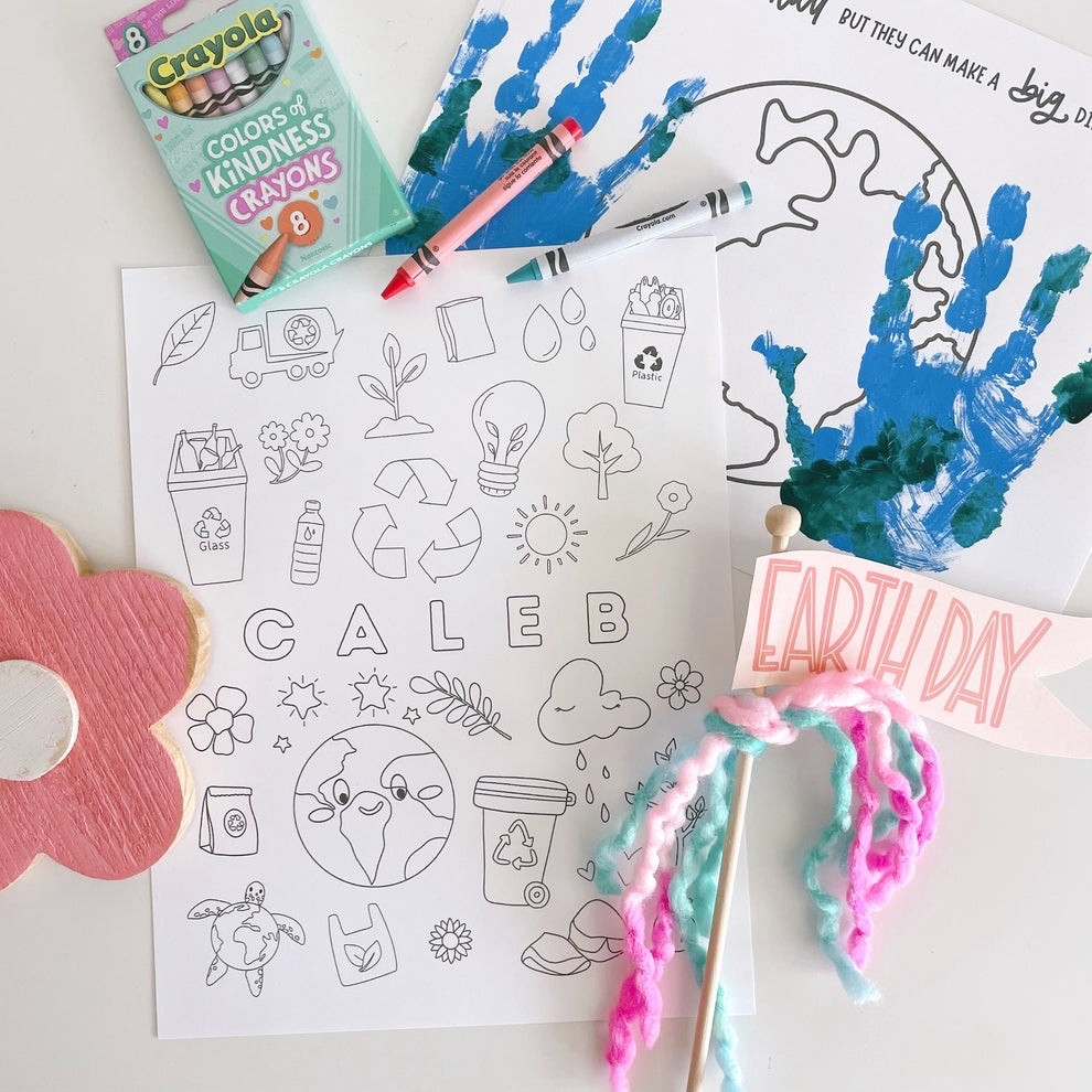 Earth Day Printable Coloring Sheets &  Activities for Kids - The Letter Vee

#LTKKids #LTKSeasonal
