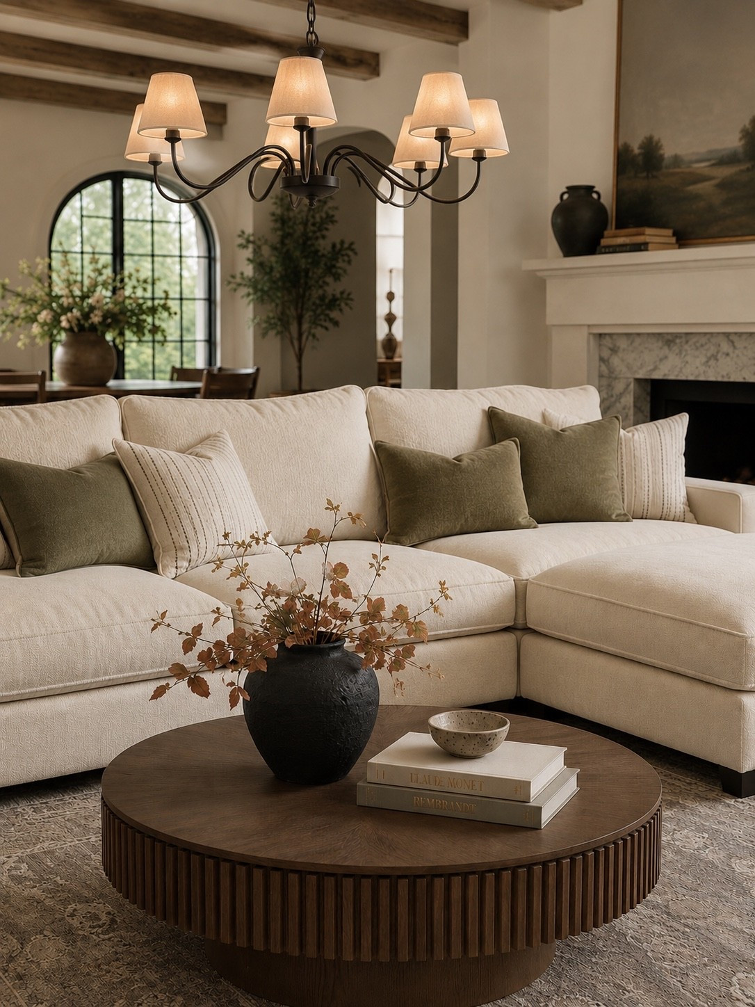 Cozy Living Room Refresh 🤎🌿

This warm, designer-inspired living room is all about timeless neutrals with rich olive accents for the perfect cozy transition into fall. From the oversized sectional and statement coffee table to the layered pillows and textured décor, these finds create a space that feels elevated, inviting, and effortlessly livable.

Follow @farmtotablecreations on Instagram for more cozy home finds, designer-inspired decor, and the best sales on furniture and home accents.

#LTKHome #LivingRoomDecor #NeutralHome #CozyHome #HomeInspiration #InteriorDesign #DesignerInspired #ModernFarmhouse #HomeStyling #FallDecor #WayfairFinds #HomeDecor #FarmToTableCreations

#LTKSaleAlert #LTKHome