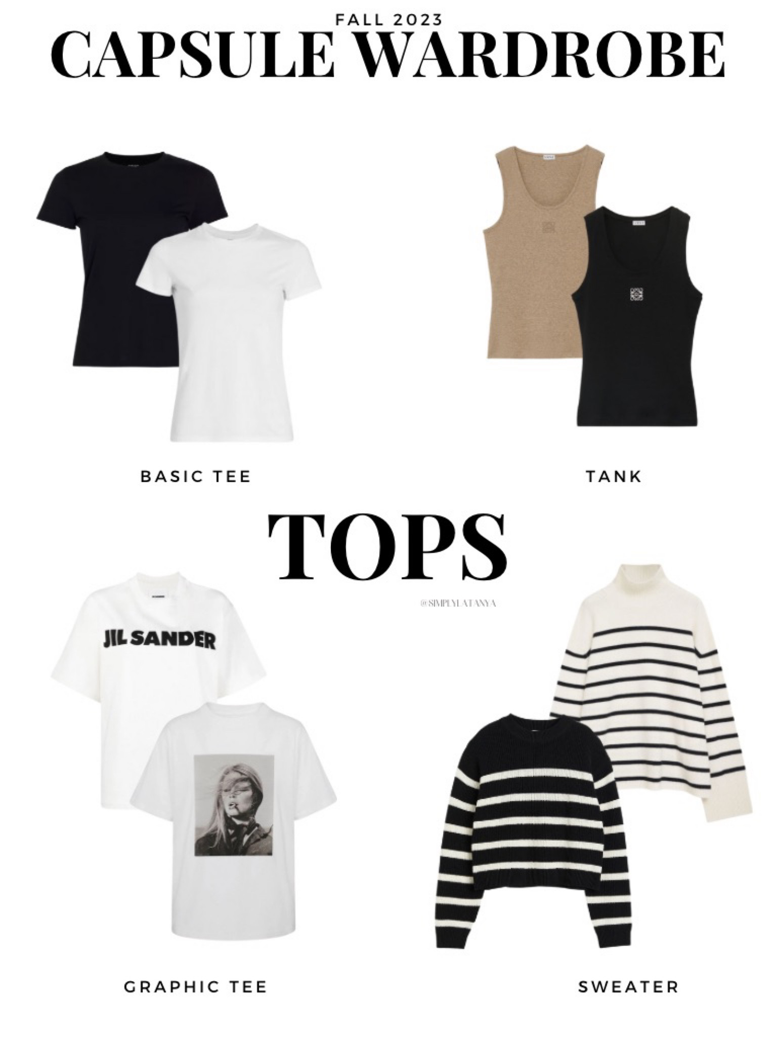 Fall Capsule Wardrobe: Tops

When building a wardrobe look for tops that can be worn alone and layered under other tops, sweaters, or jackets.

#FallWardrobe #CapsuleWardrobe

#LTKSeasonal #LTKstyletip