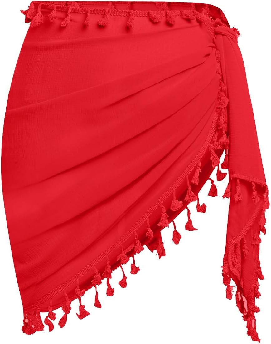 Holipick Sarong Coverups for Women Bathing Suit Wraps Swimsuit Cover Up Skirt Beach Sarongs Swim ... | Amazon (CA)